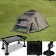 2 Man Double Skin Ngt Carp Fishing Bivvy Tent Shelter + Ngt Giant Dynamic Table