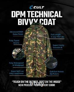 Cult Tackle Technical Bivvy Coat DMP Camo All Sizes Carp Fishing Clothing