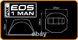 Fox EOS 1 Man Bivvy And Wrap COMBO NEW Carp Fishing Bivvy Shelter CUM255+CUM256