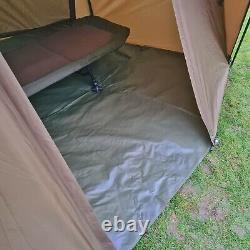 Quest Defier X 1 Man Bivvy Carp Fishing Overnight Shelter Tackle Brolly System