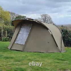 Quest EXP 2 Man Bivvy & Overwrap Carp Fishing Shelter Tackle 1 Brolly Wrap